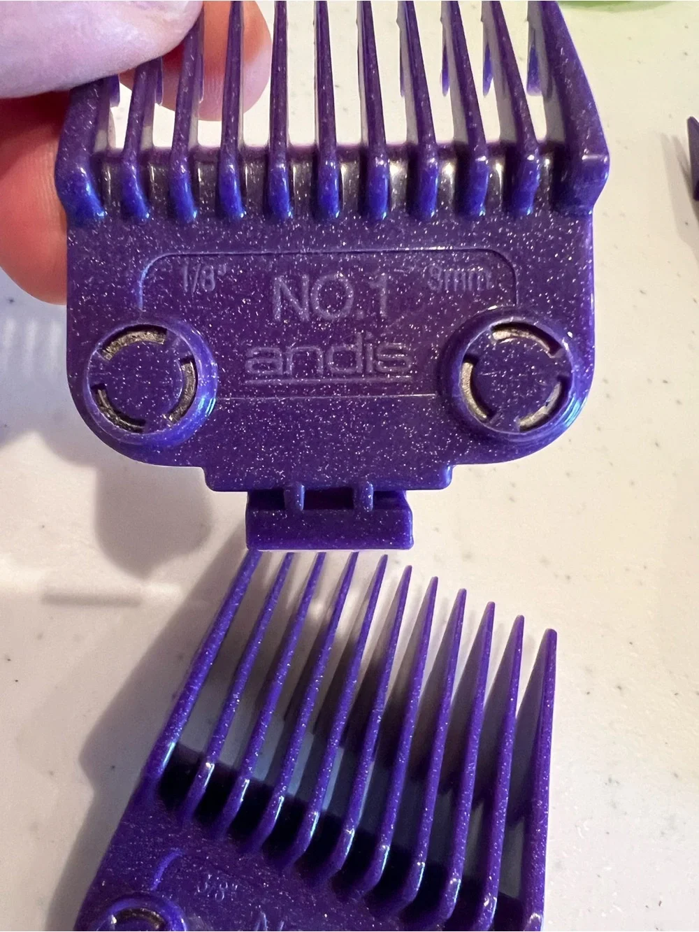 Andis Professional Master Clipper Guards - Dual Magnet Comb Set of 5